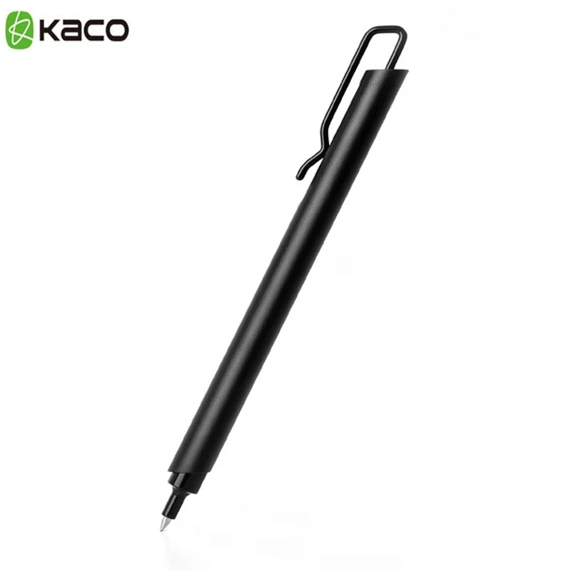 Ручка гелевая Xiaomi KACO с тонким наконечником 0 5 мм черные чернила | Канцтовары для