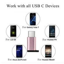 1/2 шт USB-C микро USB адаптер анти-потеря брелок usb type-C микро USB переходник для IPhone для samsung для huawei