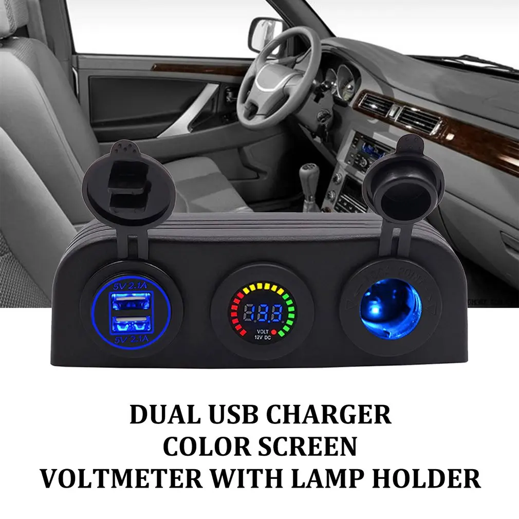 Автомобильный тент автомобильный телефон 4.2A двойной Usb зарядное устройство