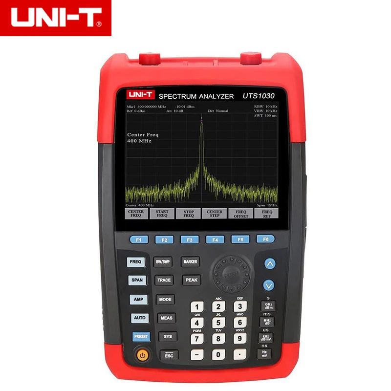 

UTS1030 Handheld Spectrum Analyzer Range 9KHz to 3.6GHz Resolution 1Hz