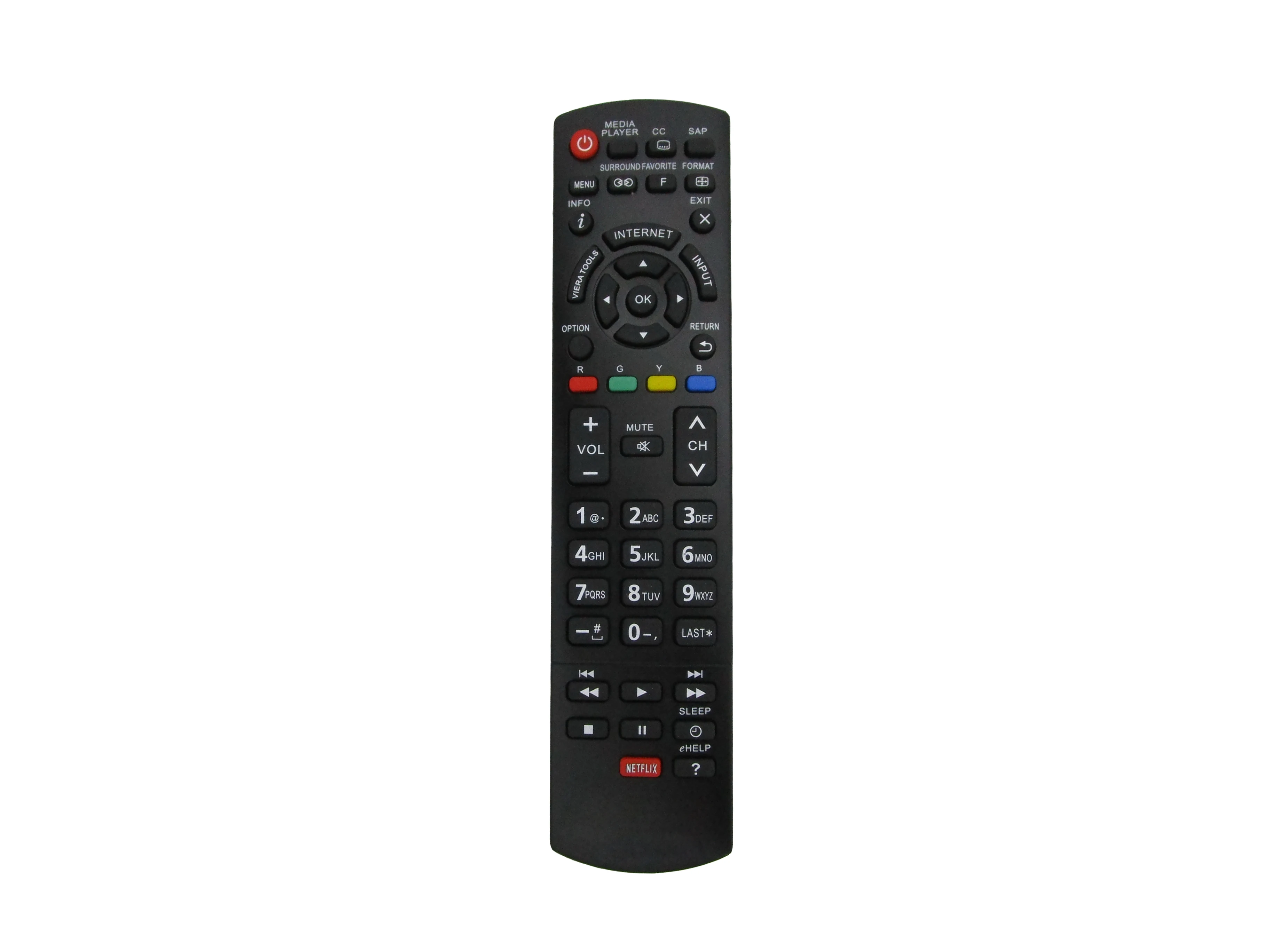 

Remote Control For Panasonic Viera N2QAYB000827 TC-P55S60 TC-P60S60 TC-P65S60 TC-P50S60 TC-65PS64 T Plasma Full HD HDTV TV