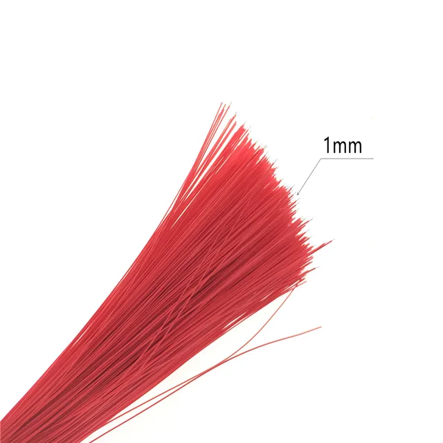 20Pcs/Lot 0.25mm Hot Sale OK Red Black International Wire Contact Line For DIY Model Light Diorama Building 2