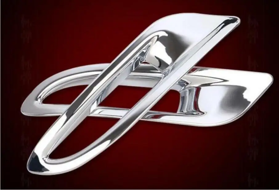 Для Mazda 6 Atenza- хромированная задняя противотуманная фара Крышка лампы отделка литиевая рамка