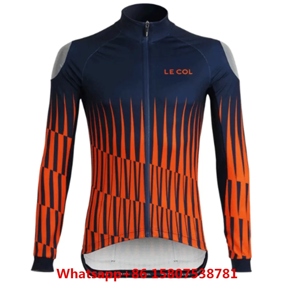 Велоспорт Джерси Le Col by Wiggins спортивная куртка длинные аттракционы зима заказной велосипед велосипедный нагрудник колготки горная спортивная одежда - Цвет: 11