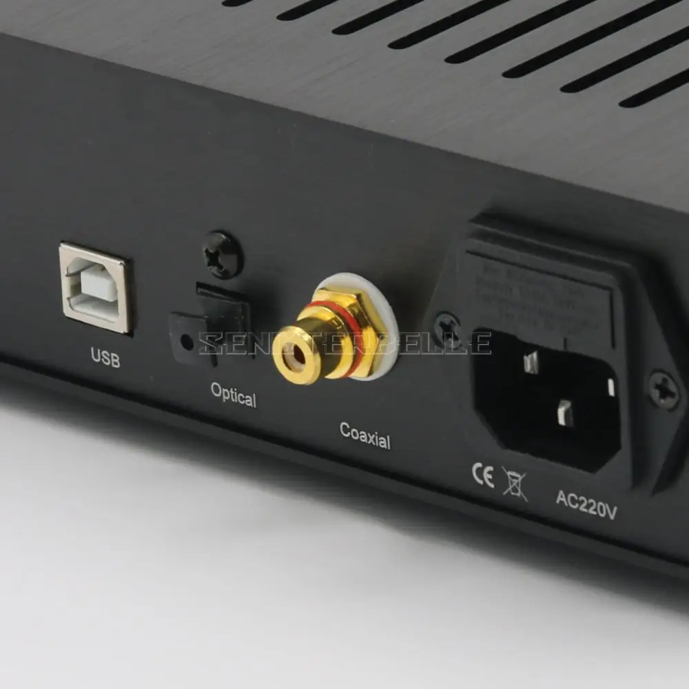 L1387DAC TDA1387 X8 HiFi Audio Decoder DAC Digital Fiber Optic Coaxial USB Input A/D Converter