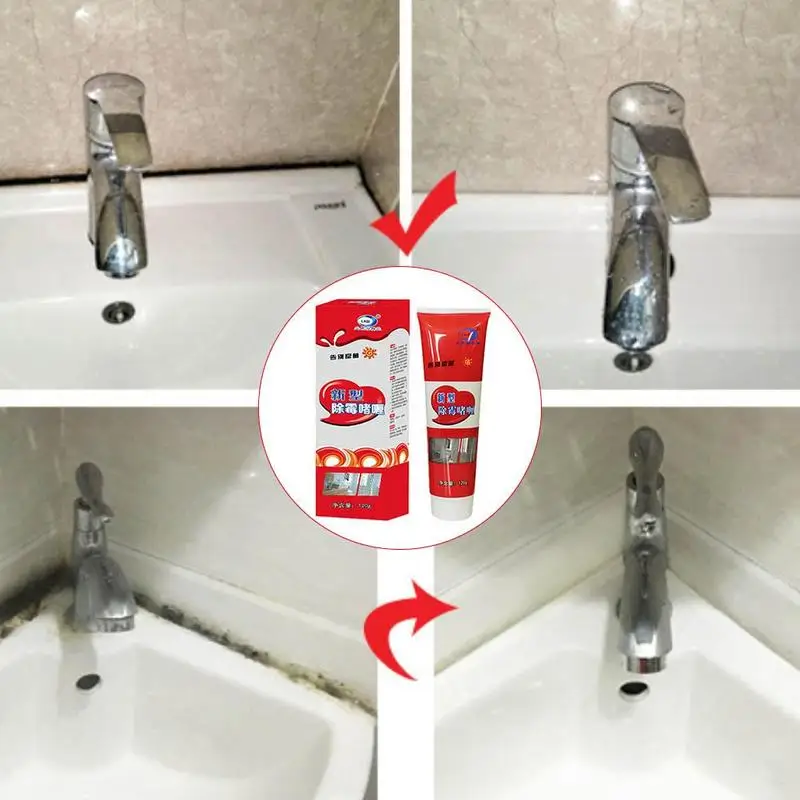 Deep Down Wall Mold Mildew Remover Cleaner Caulk Gel Pool Tile Gap Spot Mold Remover Washing Machine Household Chemical Miracle