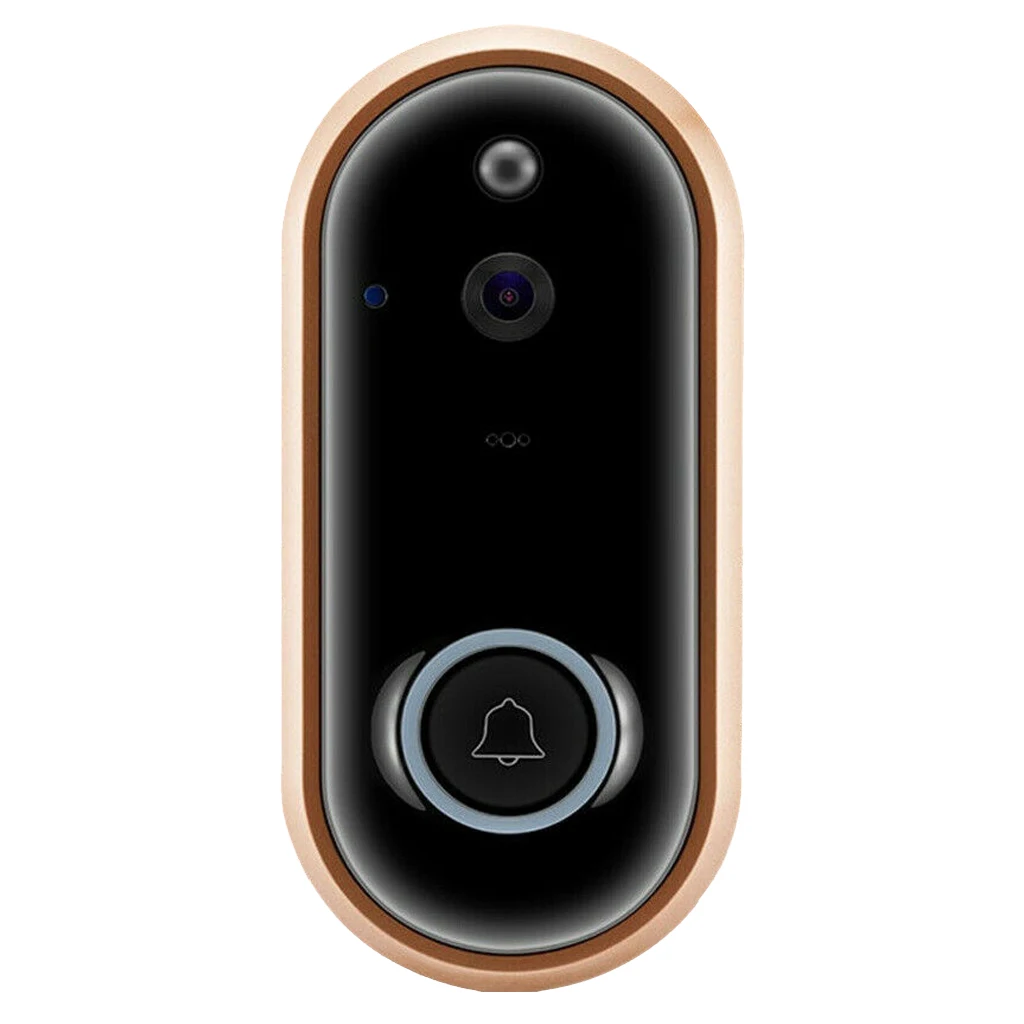 1080P WiFi Doorbell Smart Home Security Camera Two-Way Audio PIR Motion Detection IR Night Vision Wireless Doorbell for IOS and