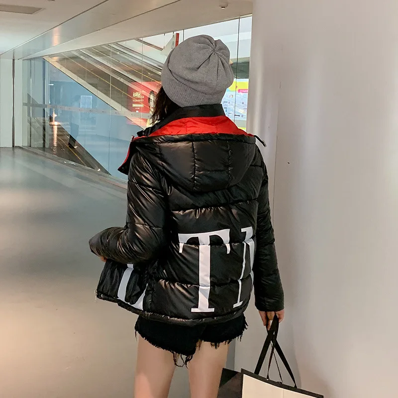 

2019 New Style Autumn And Winter Thin down Jacket Women's Short Fashion Loose Students Cotton Overcoat Coat