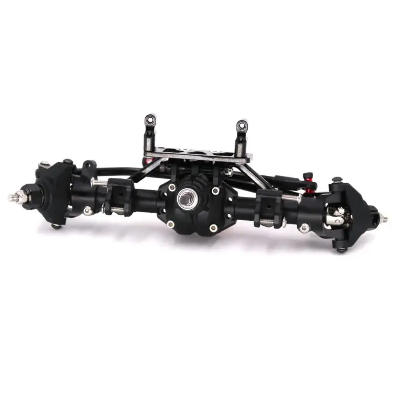Алюминиевый CNC передний и задний портальный мост для 1/10 RC Гусеничный автомобиль осевой SCX10 II 90046 90047 D90 Запчасти для обновления