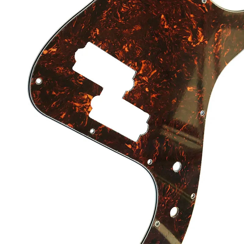 Pleroo на заказ гитара pickgaurd-для роскошной P бас гитары Pickguard царапина пластина, 4 слойный коричневый Tortosie