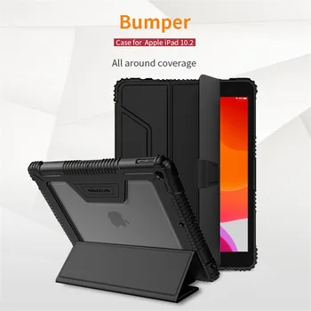 

NILLKIN For ipad 10.2 2020 Case Bumper Leather Cases For Apple iPad 8th Generation All Around Coverage With Pencil Holder