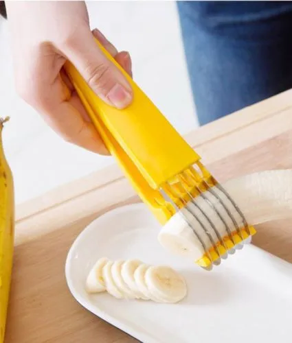 Home Kitchen Tool Vegetable Peeler Salad Slice Banana Cutter Chopper Fruit Cutter Cucumber Knife