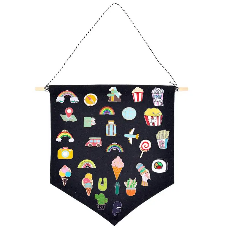 Creative Simple Canvas Wall Display Banner Blank Multifunctional Canvas Pin Banner Hanging Decoration For Home