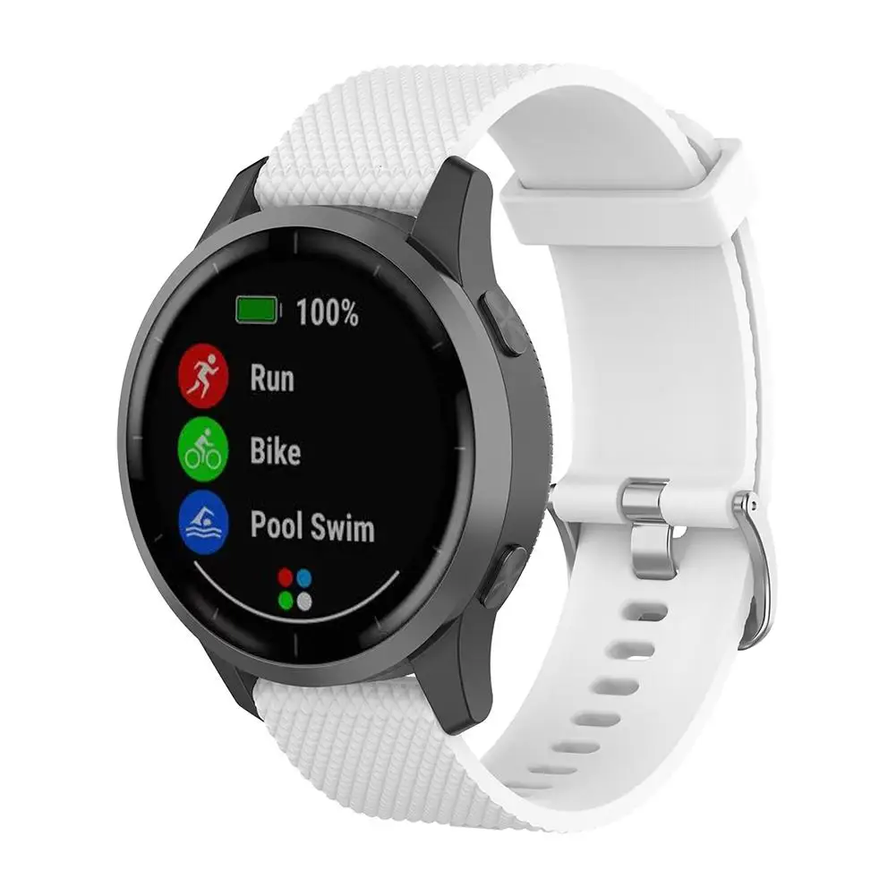 

Soft Silicone Sport Watch Band Strap Wristband For Garmin Vivoactive 4 Fenix 5 Forerunner 945 935 Quatix 5 GPS Smart Bracelet