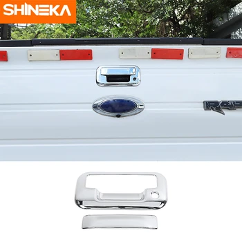 

SHINEKA Exterior Stickers For Ford F150 Car Tailgate handle shell Decoration Cover Accessories For Ford F150 Raptor 2009-2014