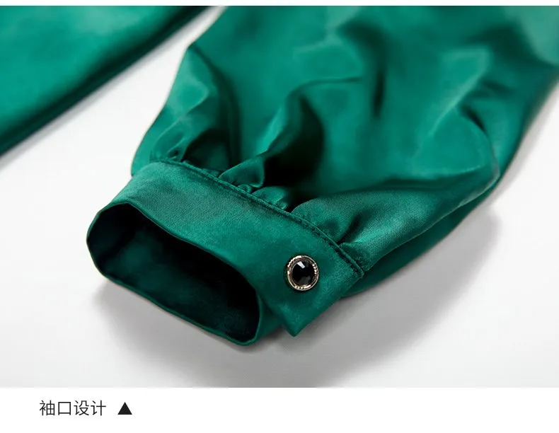 Высокое качество, новинка, Осеннее длинное платье размера плюс, XXXL, женское платье с отложным воротником, украшенное кристаллами, с длинным рукавом, зеленое, макси платье для женщин