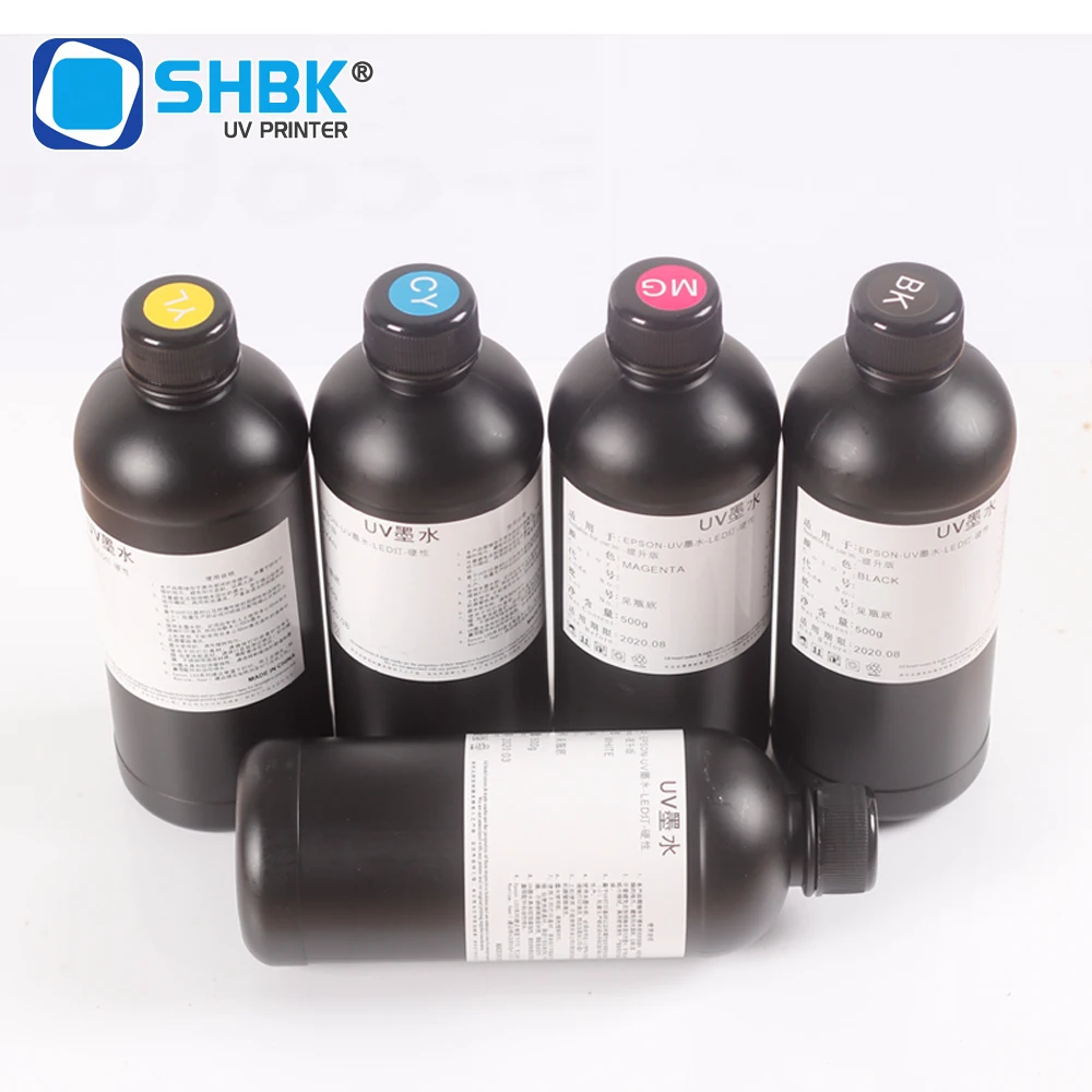 250/500 мл/бутылка/LED УФ чернила для DX4 DX5 DX6 DX9 печатающая головка Epson R1390 L1800 T50 xp600 tx800 A3