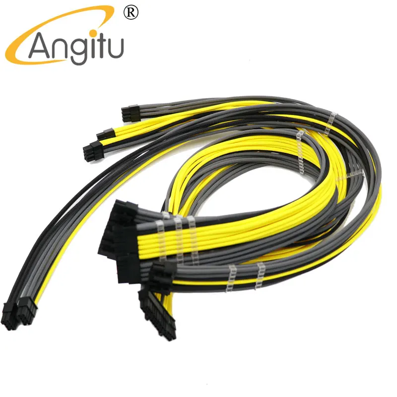 Angitu Nenhuma Compra Diretamente Personalizado Seasonic Corsair Coolermaster Silverstone 24p 8p Gpu 8p 6p Modular Psu Sata Ide Cabo de Alimentação