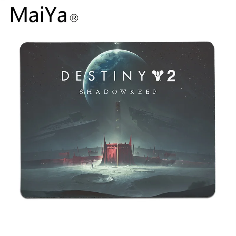 Maiya Одежда высшего качества Destiny 2 игровой плеер стол ноутбука резиновый коврик для мыши женской обуви большого Мышь Pad клавиатуры коврик - Цвет: Lock Edge18x22cm