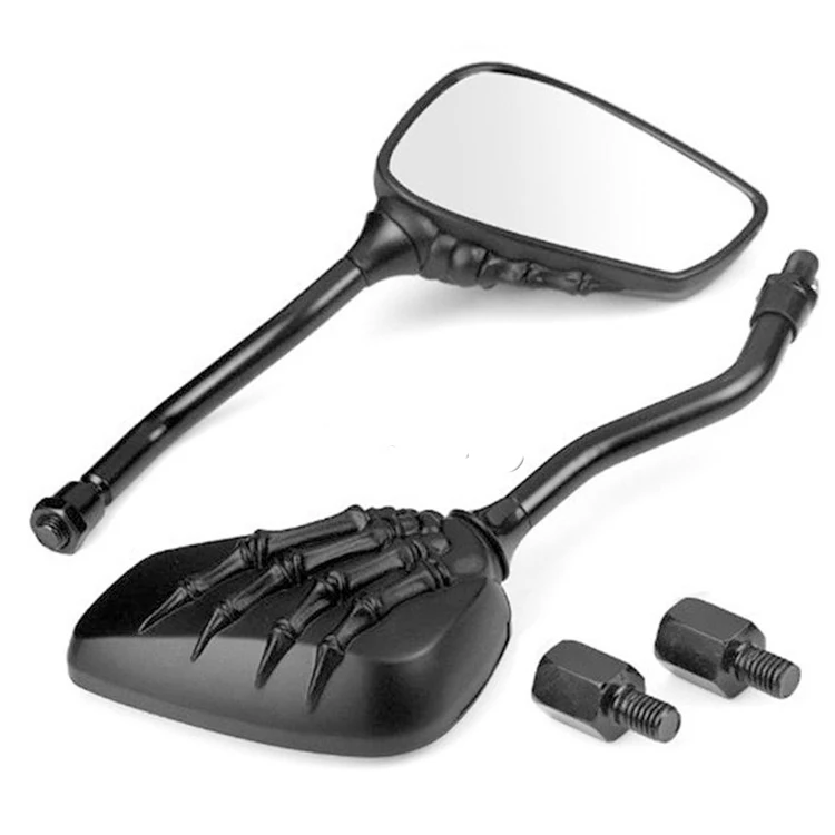 Черный Череп Скелет Зеркала для Harley Dyna Softail Sportster Touring|skeleton mirror|mirrors skeletonmirror skeleton