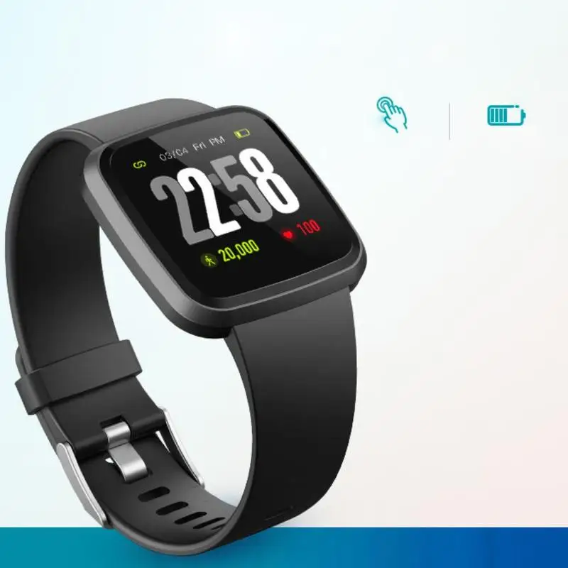 V12C Smart Watch Men Bracelet Fitness Tracker Blood Heart Measurement Rate Ip68 Sports Pressure Watch Pedometer Waterproof P3Q3
