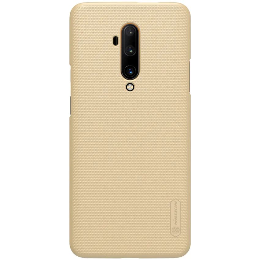 Для Oneplus 7t pro Чехол чехол NILLKIN приталенный Чехол s для Oneplus 7t pro Высокое качество Супер Матовый экран для Oneplus 7t pro - Цвет: Золотой