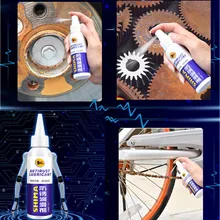 Средство для удаления ржавчины, спрей, полезное высокое качество, металлическая поверхность, хромированная краска, для обслуживания автомобиля, железный порошок, Очищающий средство для удаления ржавчины L1017