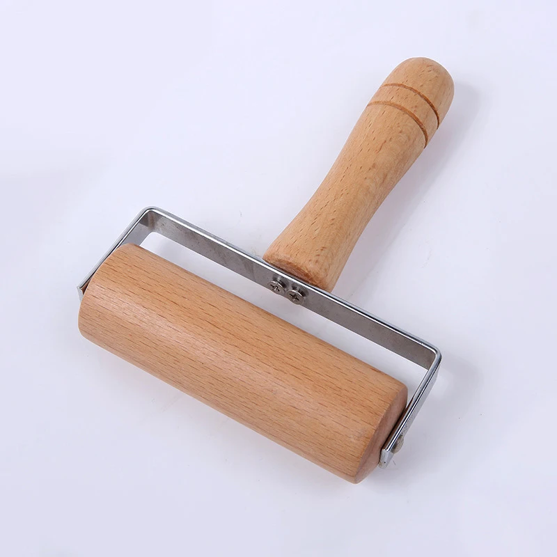 1PC Wooden Rolling Pin, Hand Dough Roller for Pastry, Fondant, Cookie Dough, Chapati, Pasta, Bakery, Pizza. Kitchen tool