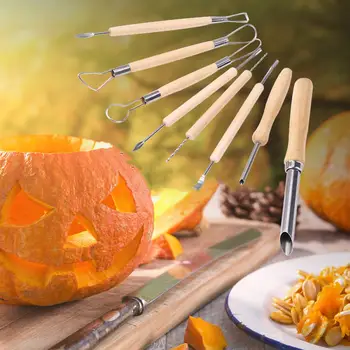 

13pcs/Set Pumpkin Carving Tools Multifunctional and Practical Stainless Steel Halloween Pumpkin Sculpting Cutter Kit