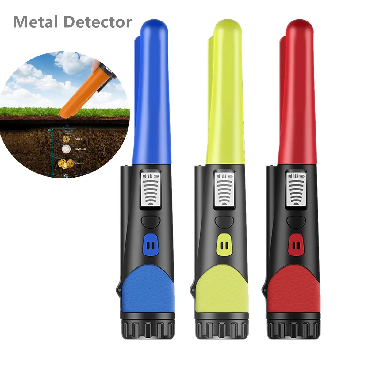Powerful High end Metal Detectors Waterproof Gold Detector Metal Monitor Finder GP-Pointer Garden Detecting Mining Hunter signal 2