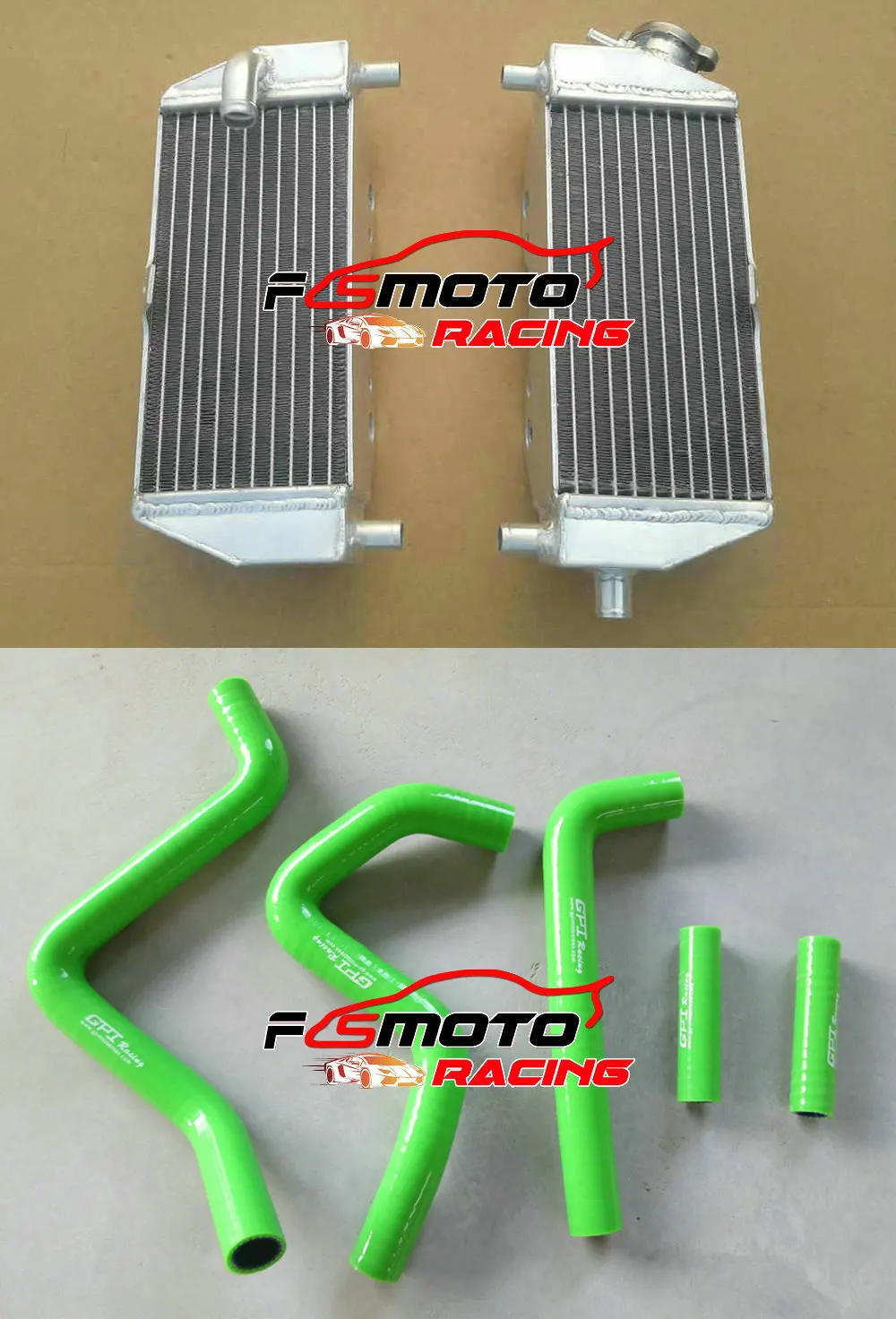 Aluminum Radiator+Silicone hose For Kawasaki KX125 KX250 KX 250/125 1994 - 2005 2004 2002 2000 2001 1999 1998 1997 1996 1995 | Автомобили