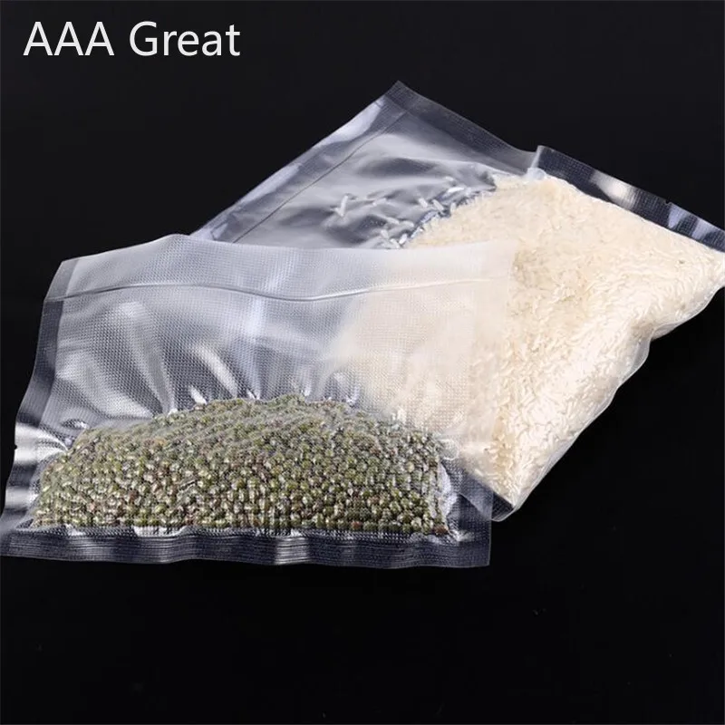 

45Pcs/Lot Vacuum Bag Food Vacuum Bags Dot Pattern Reticulated Vacuum Transparent Fresh Keeping Bag Food Storage Pouches Packing