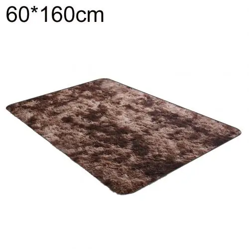 Coffee 60x160cm Пестрый галстук-краситель градиентный ковер журнальный столик для гостиной коврик Сетка Красный Длинные волосы моющиеся Спальня ковер - Цвет: Coffee 60x160cm