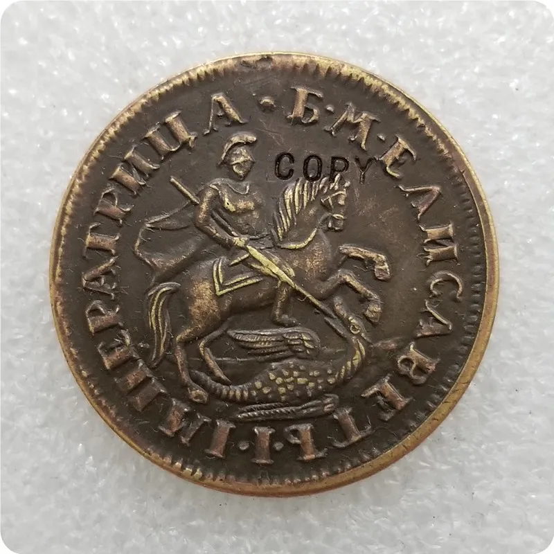 1743 Russia Copper COIN COPY commemorative coins-replica coins medal collectibles | Дом и сад