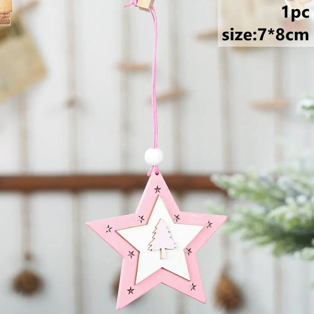 Tree Ornament 8 Taoup 24 шт. золотые, розовые, шампанские, красные, металлические рождественские шары, декор для рождественской елки, Рождественский Декор для дома Noel, подарок на год - Цвет: Tree Ornament 8