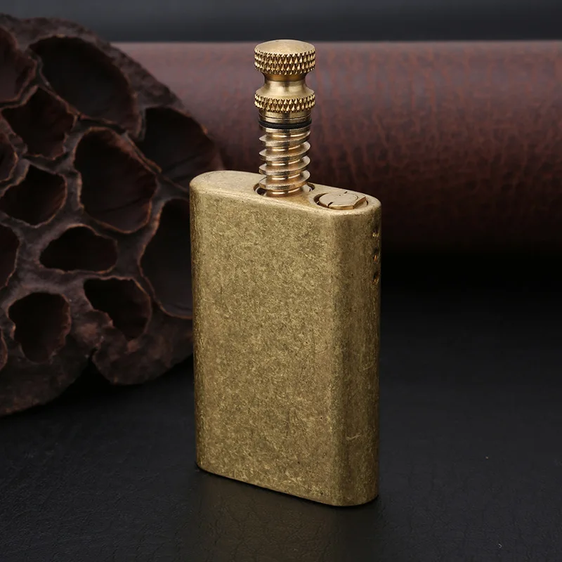

ZORRO Flint Lighter Million Matches Retro Pure Copper Fine Fire Kerosene Gasoline Lighter Metal Windproof Gadgets For Man