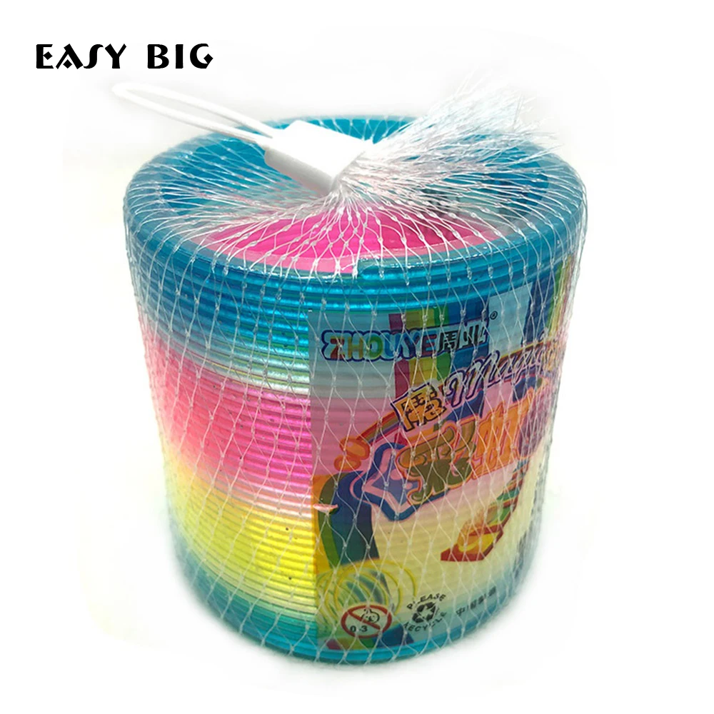 

EASY BIG Science Magic Plastic Rainbow Spring Colorful New Children Funny Classic Toy Learning Toys for Children NR0043