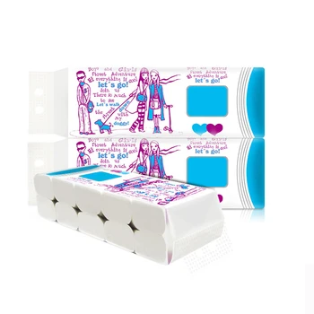 

10rolls Soft Toilet Paper Roll Tissue Bathroom Kitchen Supplies 3-layer Rolls Paper Without Adjunct Natural Pulp Toilet Paper