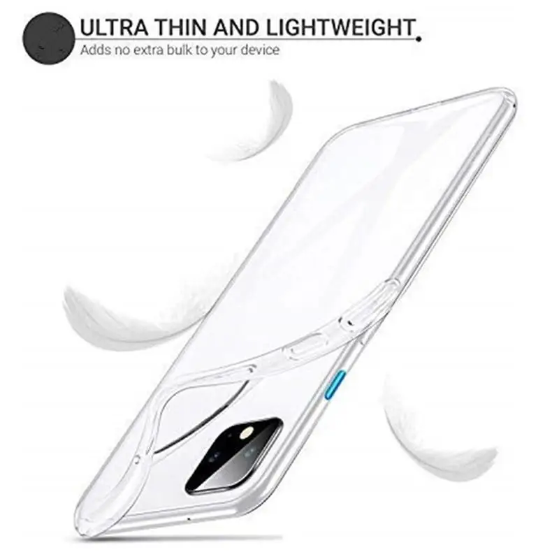 Transparent Silicone TPU Phone Case - Sleek and Durable Protection