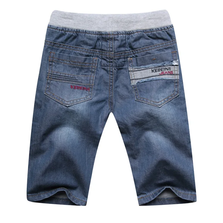 

Childrenswear CHILDREN'S Trousers Summer BOY'S Denim Shorts Thin Small CHILDREN'S Big Kid