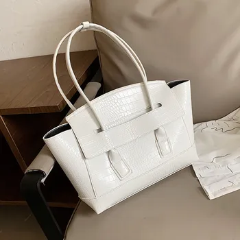 

Vintage Women Handbags Large capacity Crocodile pattern female Shoulder Bag pu leather Travel big totes ladies hand bags bolsa