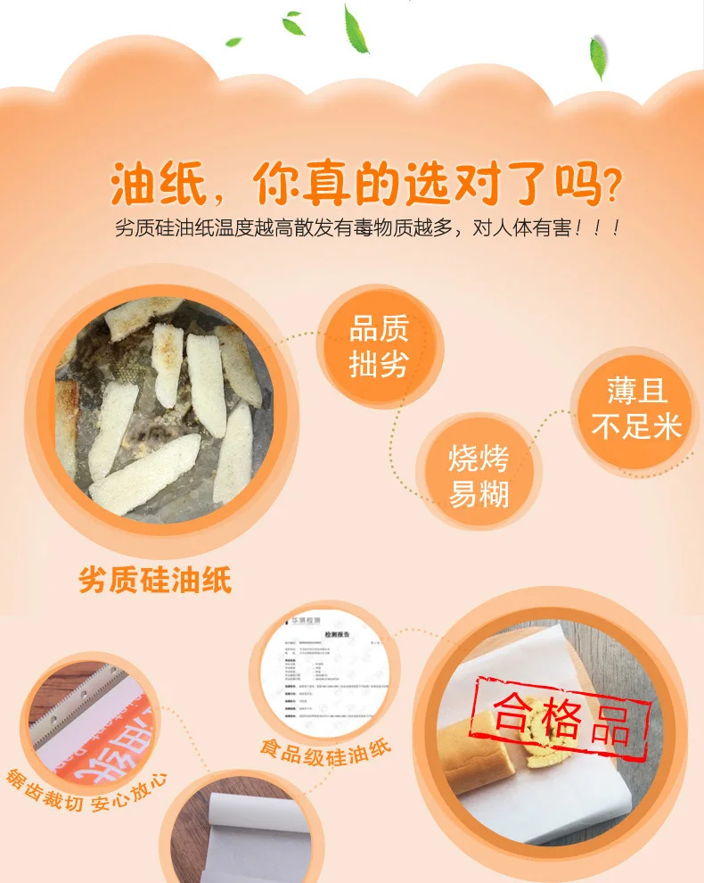 AMW Bakery 20 M Oiled Paper Bakery for Oil-Paper Double-Sided Oiled Paper