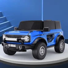 Vehículo todoterreno eléctrico para niños, coche de juguete con Control remoto para bebé, Educación Temprana, iluminación, cochecito, triciclo