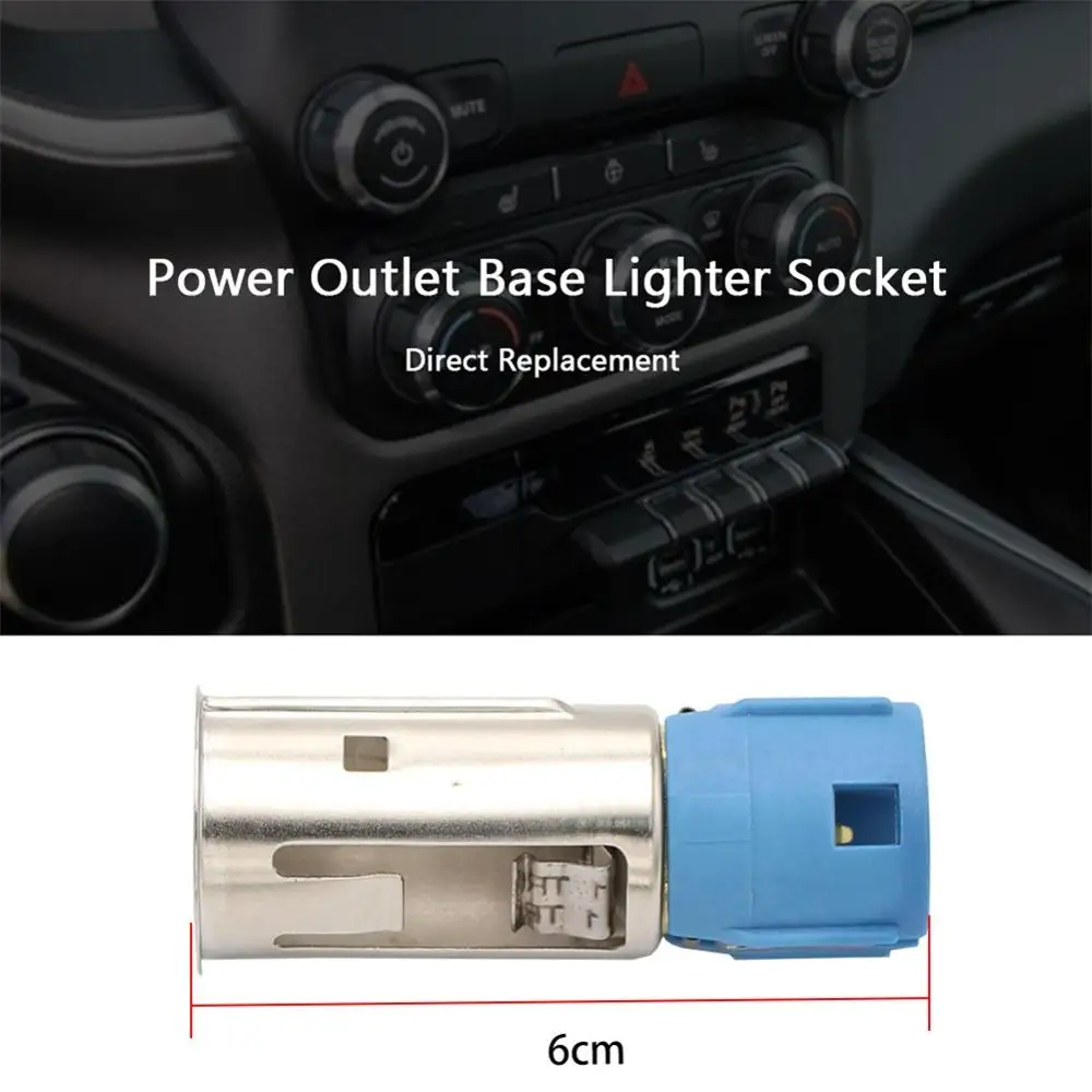 

Power Outlet Lighter Socket Car Auto Cigarette Lighter Replacement Plug & Socket Assembly Set Fit for Dodge Ram Chrysler Jeep