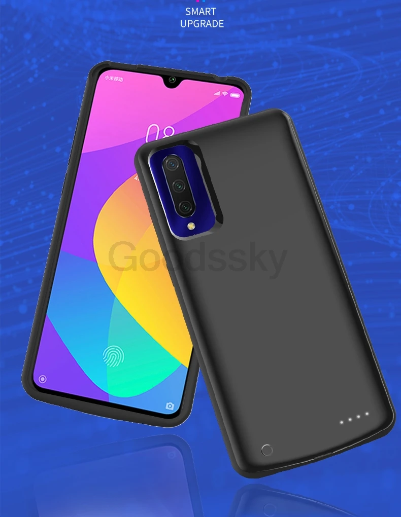 Mi 9 Тонкий Силиконовый противоударный чехол для зарядного устройства для Xiaomi mi 9 Lite Резервный блок питания чехол для зарядного устройства s для Xiaomi mi 9 Pro