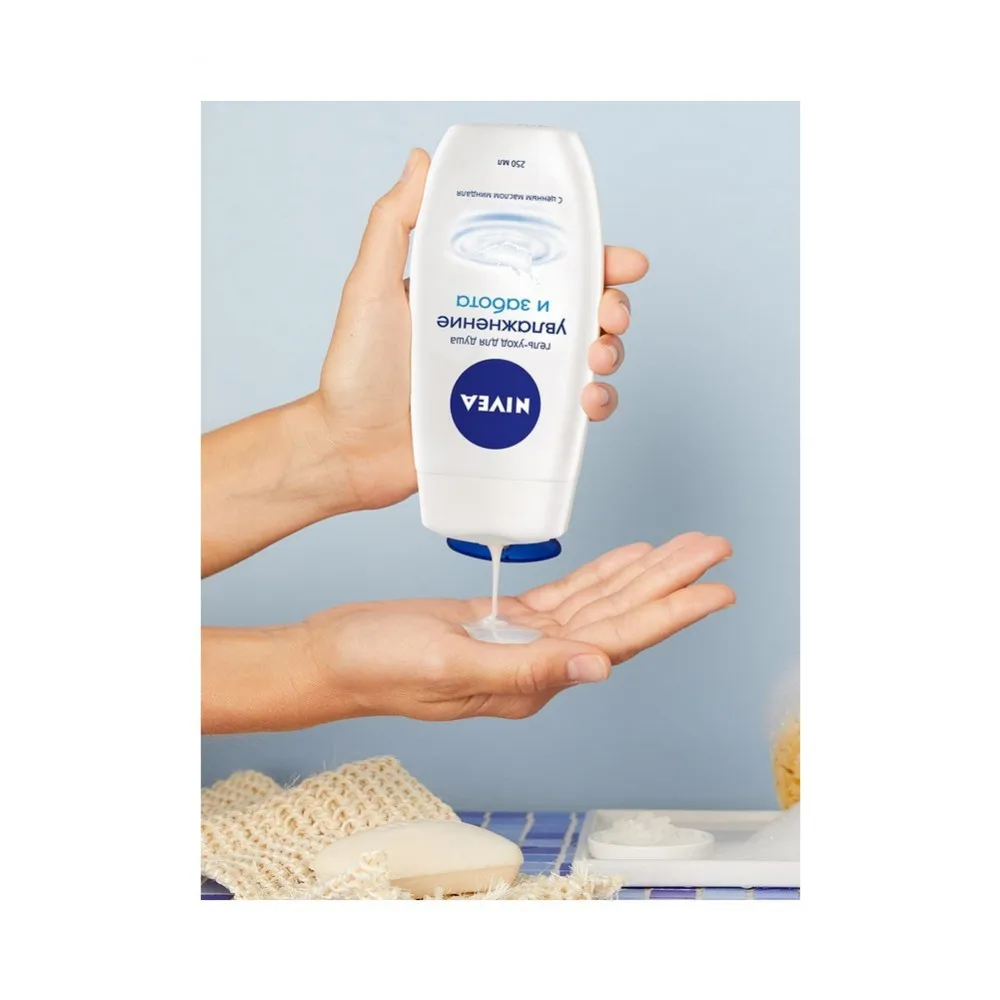 Крем гель Nivea для душа &quot Нежное увлажнение с ценным маслом миндаля 250мл|Гели