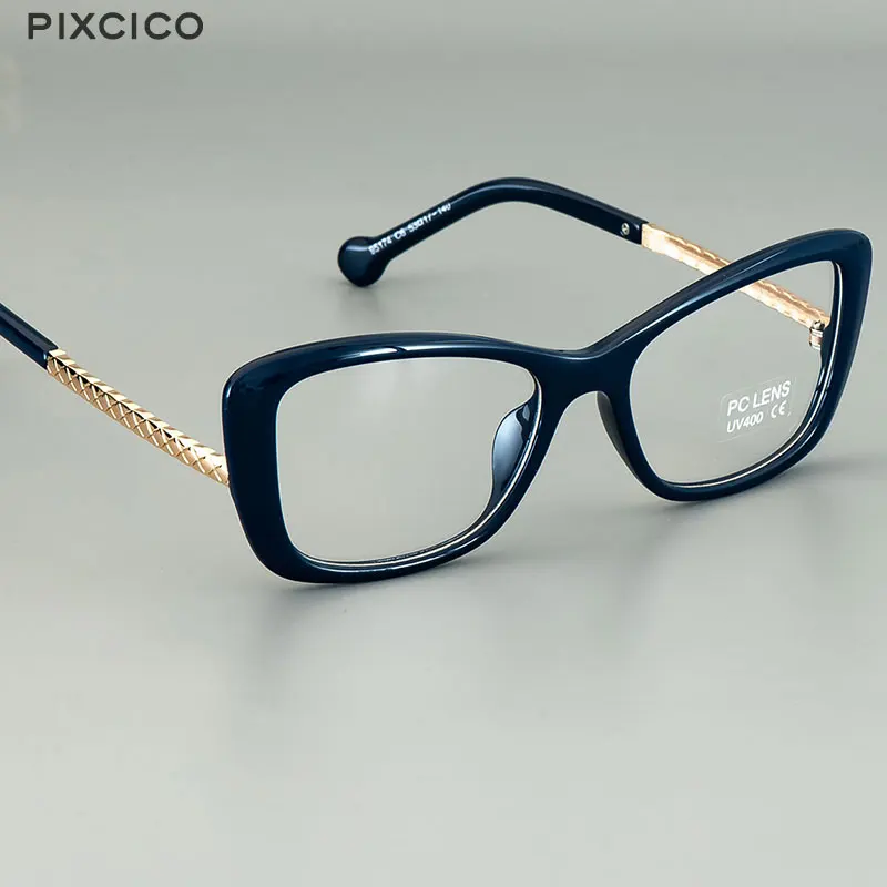 

Pixcico 45778 Retro Square Glasses Frames Men Women Optical Fashion
