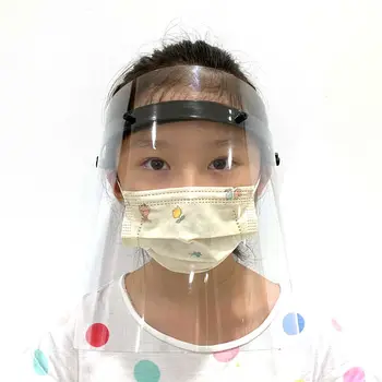 

2Pcs Safety Full Face Shield Transparent Anti-Saliva Dust Protector Face Personal Protective Equipment