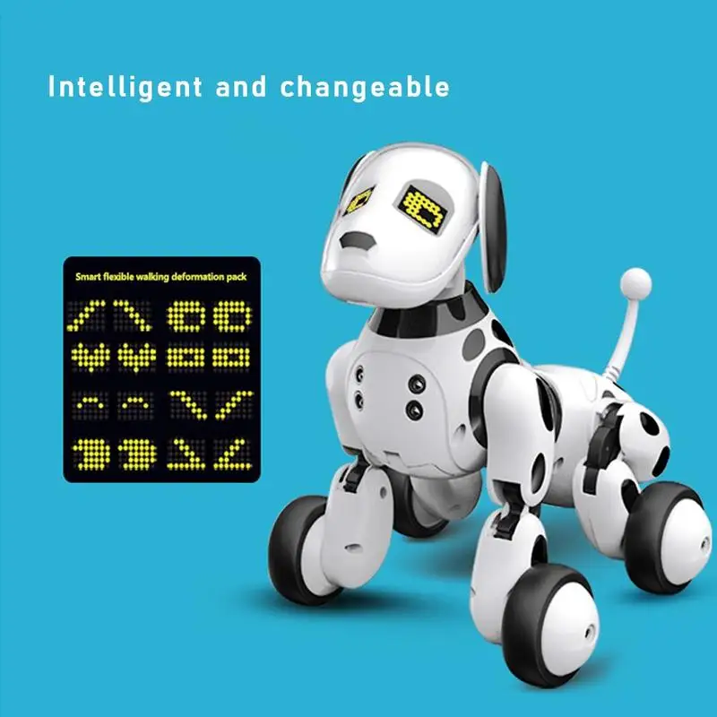 Smart Induction Pet Dog Toy Cute Animals Interactive Robot Talking Programming Pet Children's Dog Education Toys