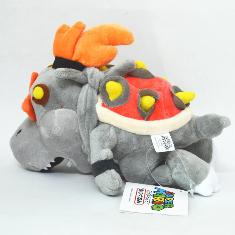 Новинка, 1 шт. " 20 см Супер Марио серый King BOWSER koopa Мягкие плюшевые игрушки с биркой